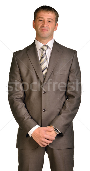 Businessman with disdain on her face Stock photo © cherezoff