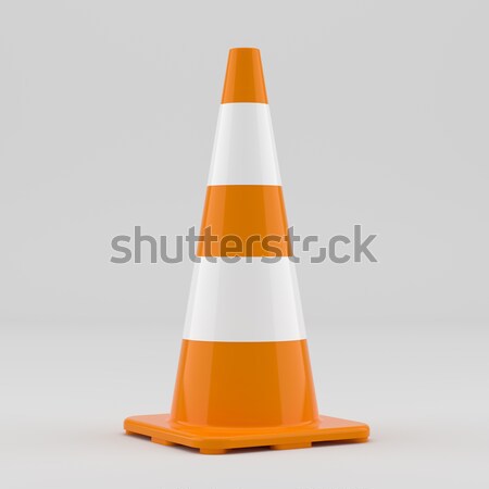 Isolated traffic cone Stock photo © cherezoff