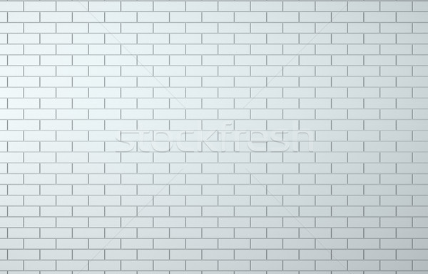 Bianco muro di mattoni illustrazione 3d modello texture costruzione Foto d'archivio © cherezoff