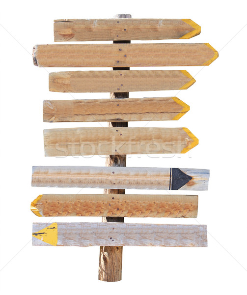 Wooden pointer unmarked Stock photo © cherezoff