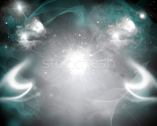 Night sky and Milky way Stock photo © cherezoff