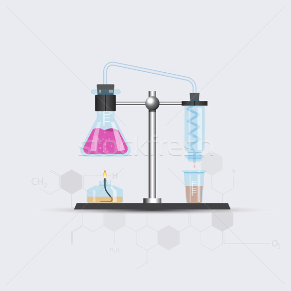 Colorful chemical rectifier picture Stock photo © cherezoff