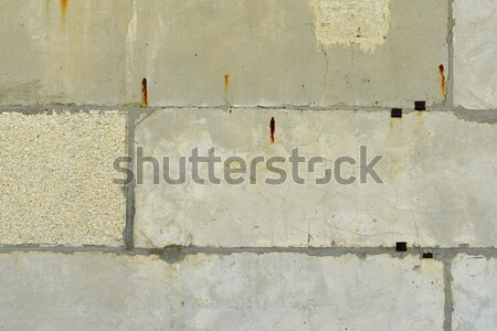 Old, cracked surface of concrete and bricks Stock photo © cherezoff