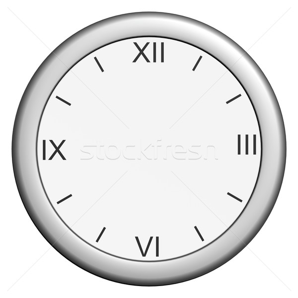 Round clock without hands Stock photo © cherezoff