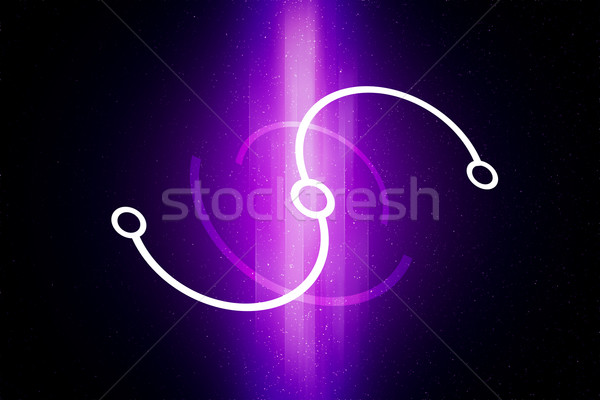 Stock photo: Abstract purple background