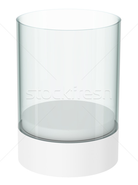 Empty glass showcase Stock photo © cherezoff