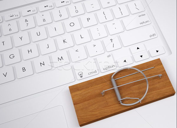клавиатура бизнеса дизайна металл ключевые Сток-фото © cherezoff