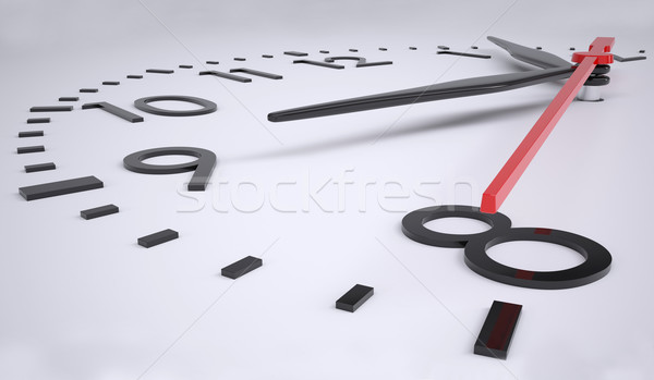 Ceas face gri ceas semna timp Imagine de stoc © cherezoff