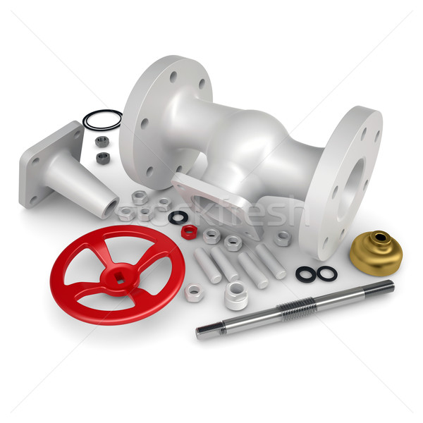 Disassembled valve Stock photo © cherezoff