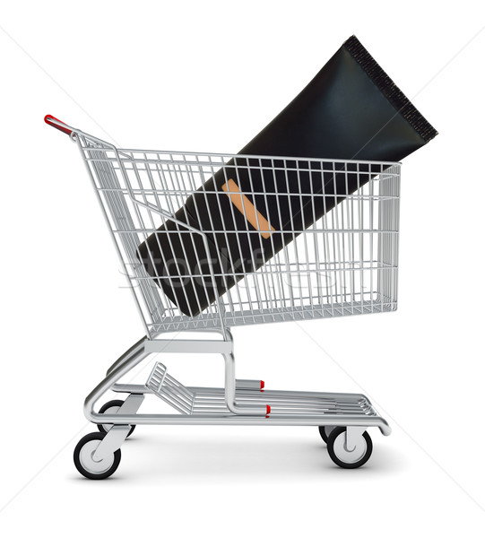 Cosmetics in shopping cart Stock photo © cherezoff