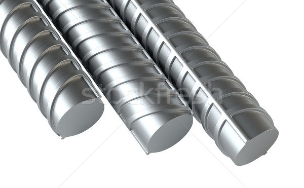 Reinforcing steel. 3d Illustration Stock photo © cherezoff