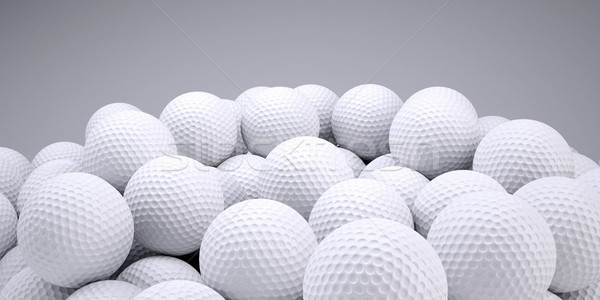 Background is out of golf balls Stock photo © cherezoff