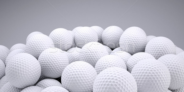 Fuori golf rendering 3d sport divertimento Foto d'archivio © cherezoff