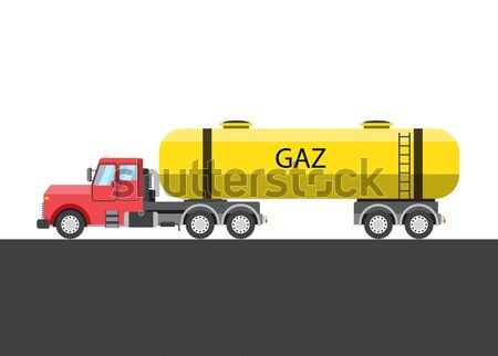 Gas truck picture Stock photo © cherezoff