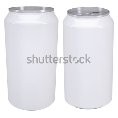 White aluminum beverage cans Stock photo © cherezoff