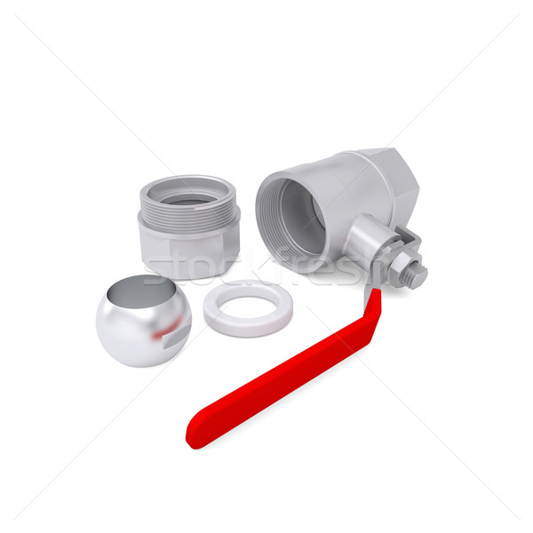 Details of ball valve Stock photo © cherezoff