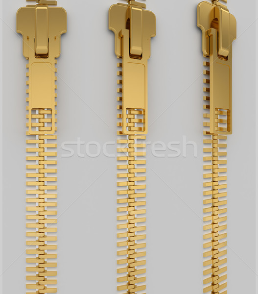 Closed lock zipper Stock photo © cherezoff