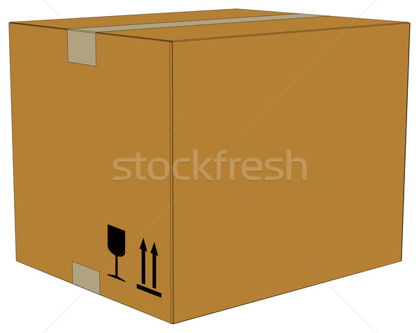 Carton box Stock photo © cherezoff