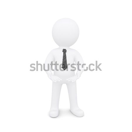 Foto stock: Homem · branco · fora · vazio · mãos · isolado