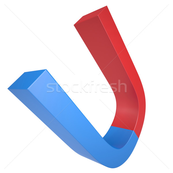 Blue and red magnet Stock photo © cherezoff