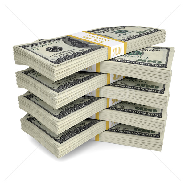A few packs of dollar bills Stock photo © cherezoff