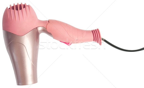 Pink hairdryer on white  Stock photo © cherezoff