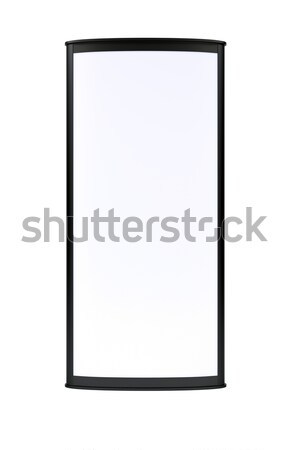 Black vertical blank outdoor lightbox Stock photo © cherezoff