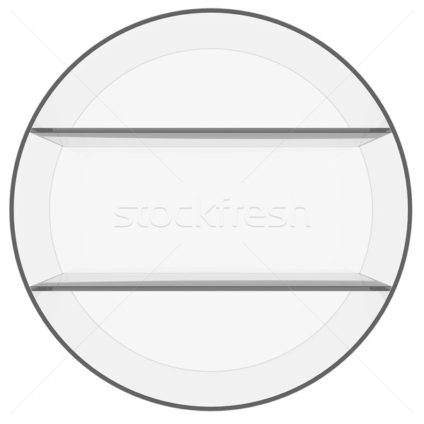 Shelves in the shape of a circle Stock photo © cherezoff