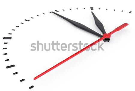 Relógio números isolado tornar branco objeto Foto stock © cherezoff