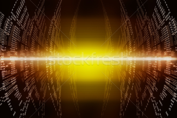Számítógép illusztráció bináris kód mátrix stílus levelek Stock fotó © cherezoff