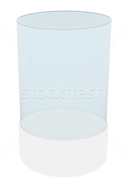 Cylindrical empty showcase Stock photo © cherezoff