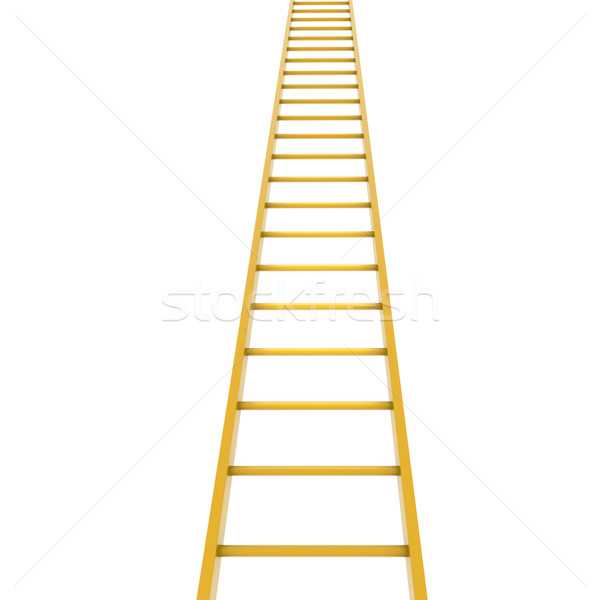 Gold ladder Stock photo © cherezoff