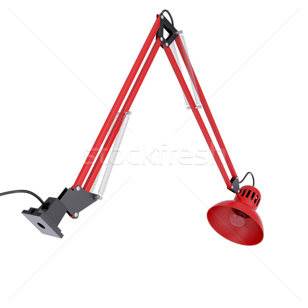 Red table lamp Stock photo © cherezoff