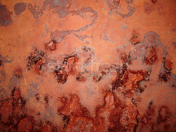 Rost Metall Textur abstrakten Hintergrund orange Stock foto © cherju