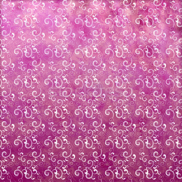 Magenta grunge carta floreale pattern muro Foto d'archivio © cherju