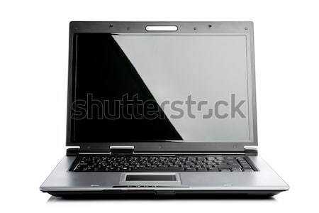 silver black isolated laptop Stock photo © chesterf