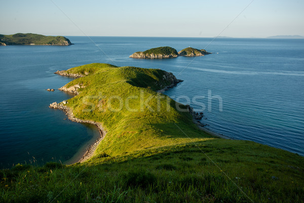 small cape and islands in the japanese sea Stock photo © chesterf