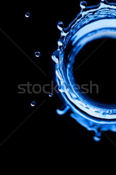 Blu nero top view acqua Foto d'archivio © chesterf