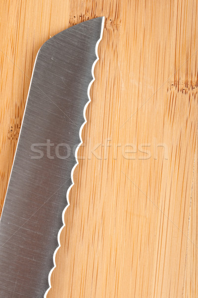 kitchen knife and breadboard Stock photo © chesterf