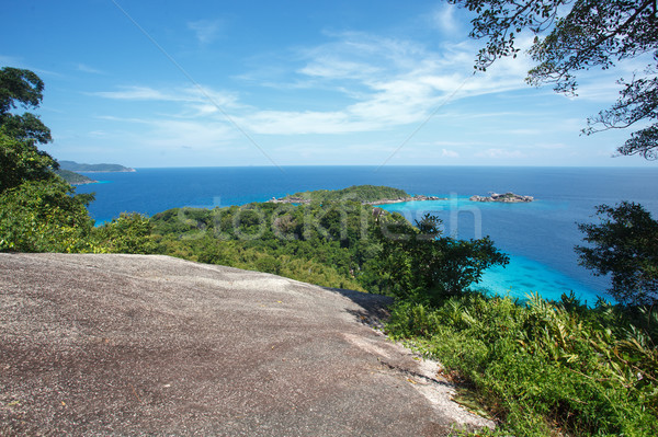 beach of Similan Koh Miang island in national park Stock photo © chesterf