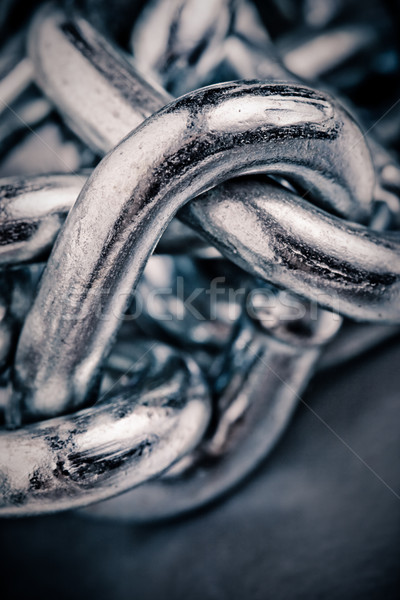 macro chain link Stock photo © chesterf