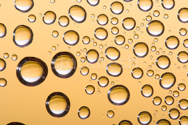 abstract gold water drops Stock photo © chesterf