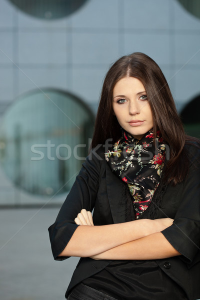 brunette  woman portrait Stock photo © chesterf