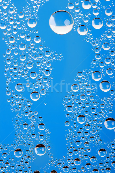 abstract water background with big drop Stock photo © chesterf