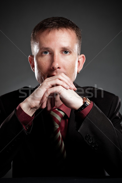seriously businessman portrait Stock photo © chesterf