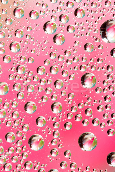 pink water drops Stock photo © chesterf
