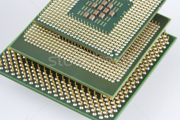 Calculator micro procesor circuit cip Imagine de stoc © cheyennezj