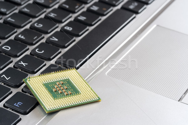 Laptop technológia terv egér kommunikáció áramkör Stock fotó © cheyennezj