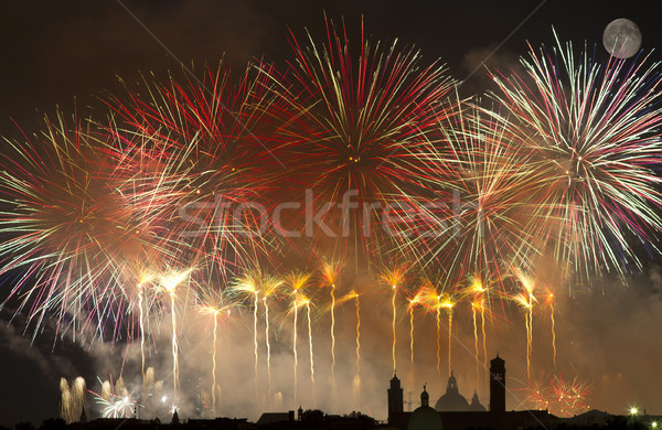 Celebração Veneza Itália lua fundo Foto stock © cheyennezj