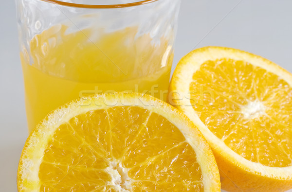Narancslé étel gyümölcs ital stúdió folyadék Stock fotó © cheyennezj
